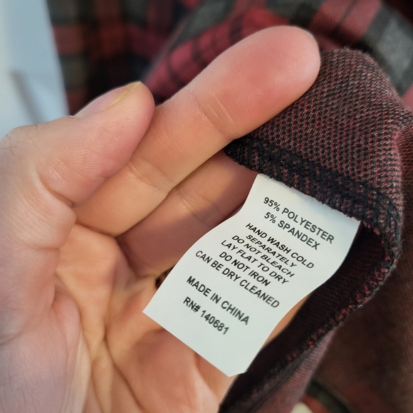 Unique Vintage red and black checkered dress - Picture 5 of 7